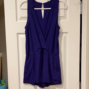 BCBGMaxAzria Purple Romper